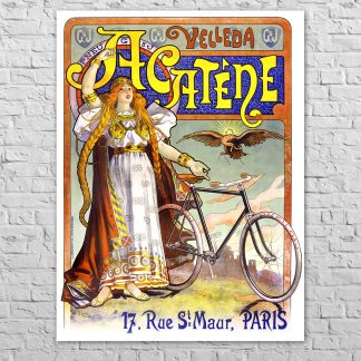 Плакат Acatene Velleda, 1898