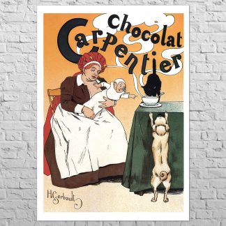 Плакат Chocolat Carpentier, 1897