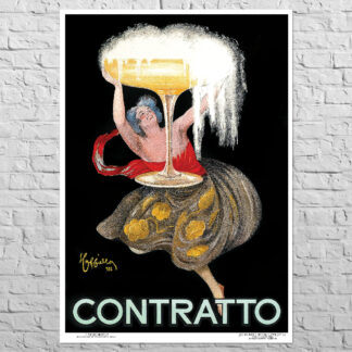 Плакат Contratto, 1922