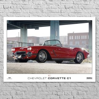 Плакат Chevrolet Corvette C1