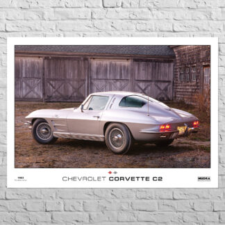 Плакат Corvette Stingray