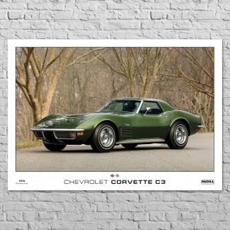 Плакат Chevrolet Corvette C3