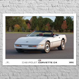 Плакат Chevrolet Corvette C4