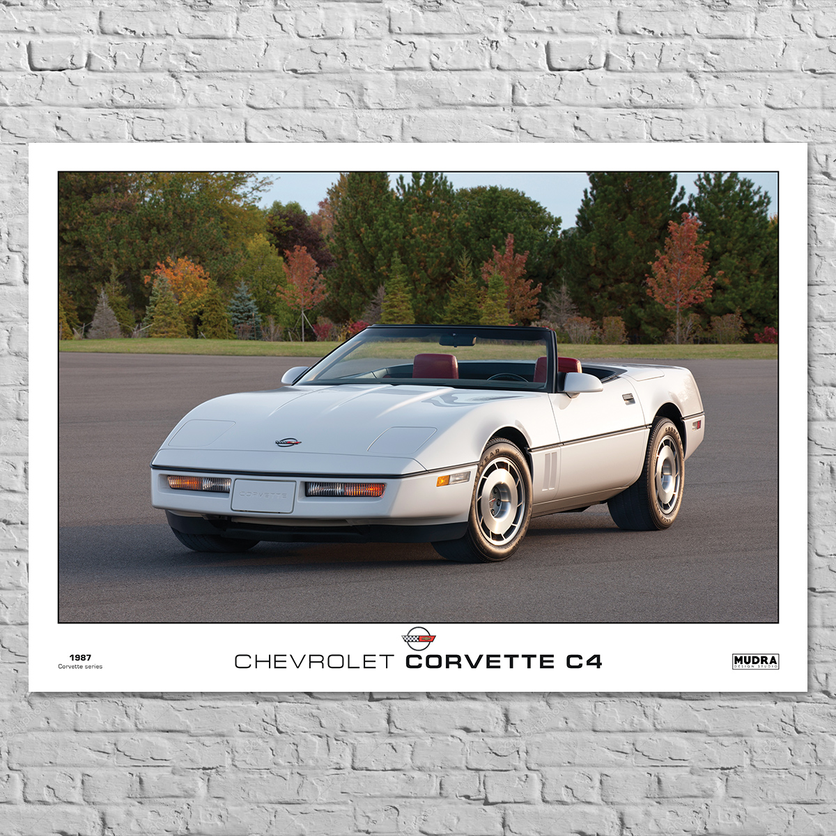 Плакат Chevrolet Corvette C4