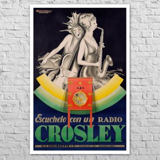 Плакат Crosley Radio, 1929