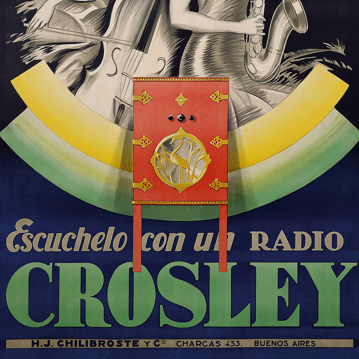 Плакат Crosley Radio, 1929 - Зображення 4
