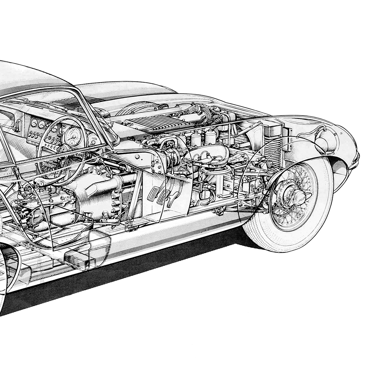 Плакат Jaguar E-Type, 1961 - Зображення 3