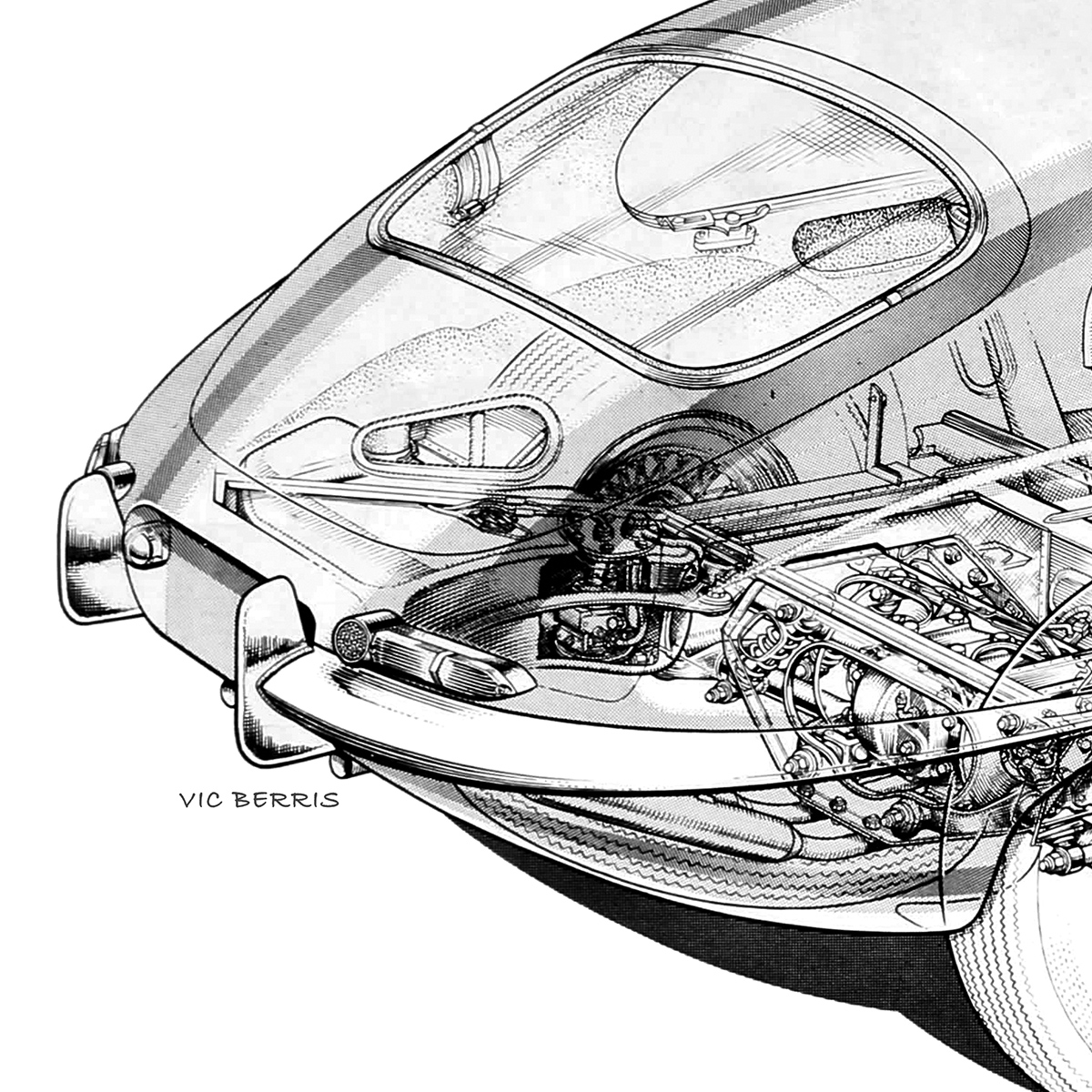 Плакат Jaguar E-Type, 1961 - Зображення 4