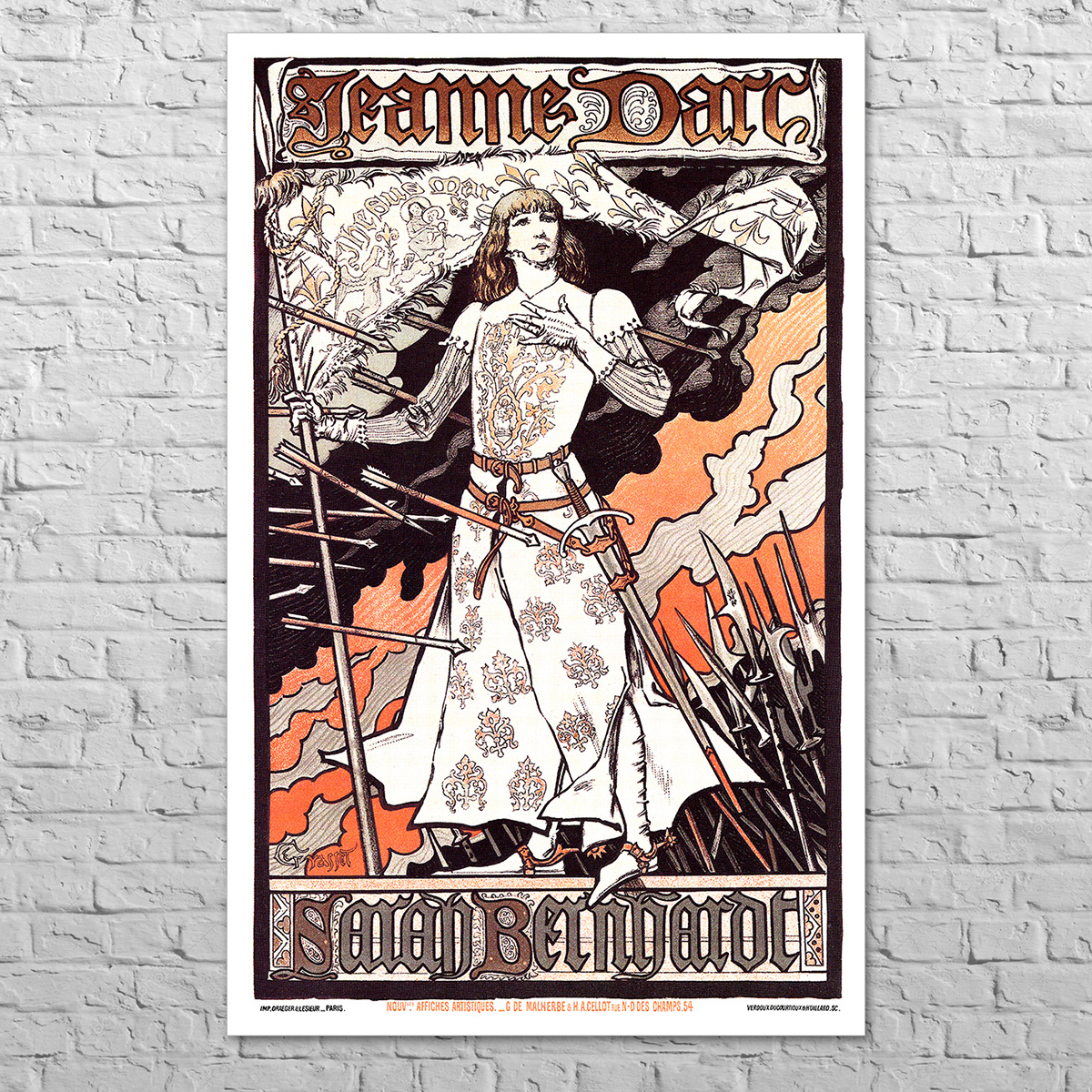 Плакат Joan of Arc, 1890