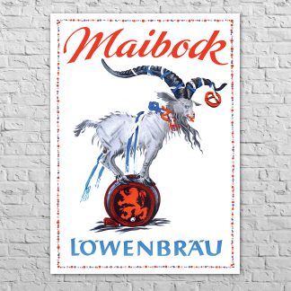 Плакат Lowenbrau Maibock, 1954