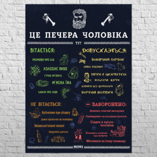 Плакат Печера Чоловіка