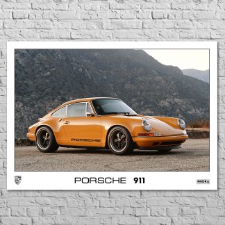 Плакат Porsche 911