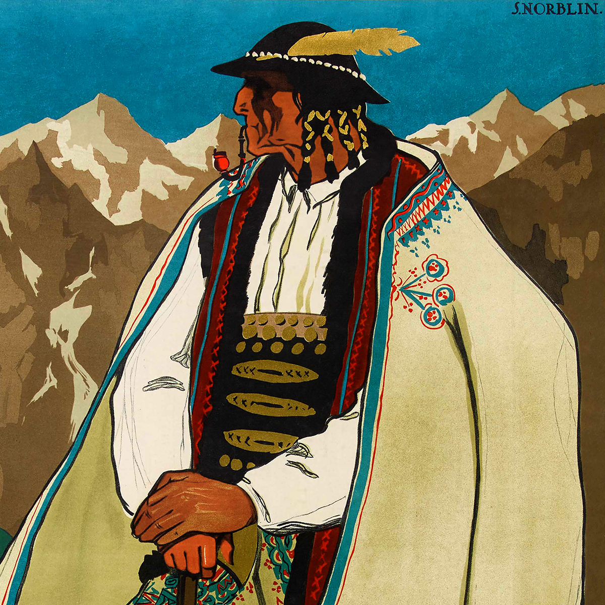 Плакат Закопане, Польща 1925 - Зображення 3