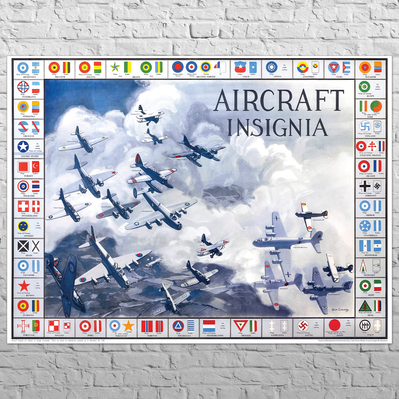 Плакат Aircraft Insignia, 1942