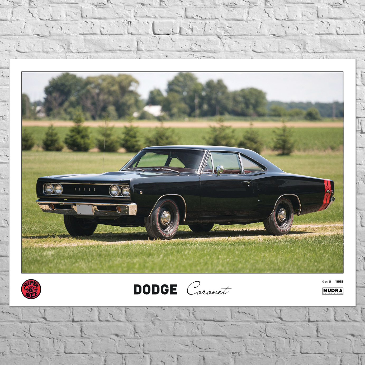 Плакат Dodge Coronet Super Bee