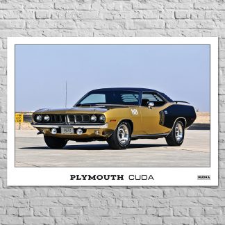 Плакат Plymouth Cuda