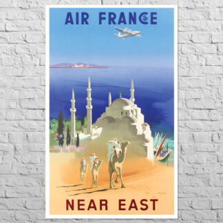Плакат Air France Near East
