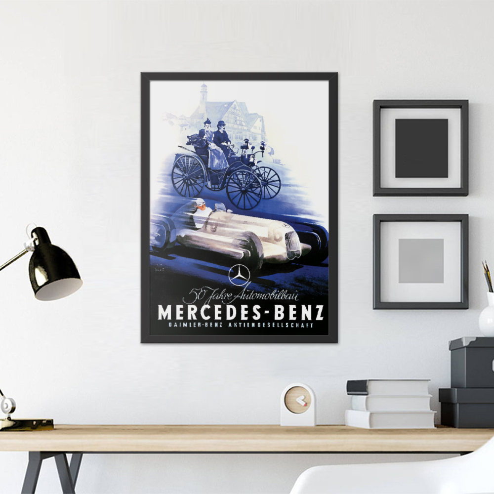 Плакат 50 років Mercedes-Benz, 1935 - Зображення 2