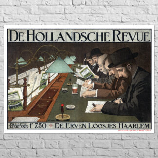 Плакат De Hollandsche Revue, 1910