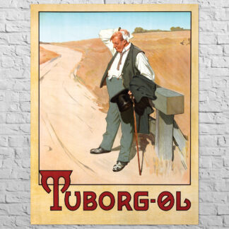 Плакат Tuborg-Øl, 1900
