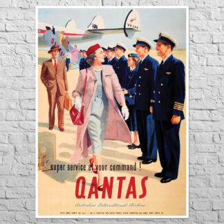 Плакат Qantas, 1950s