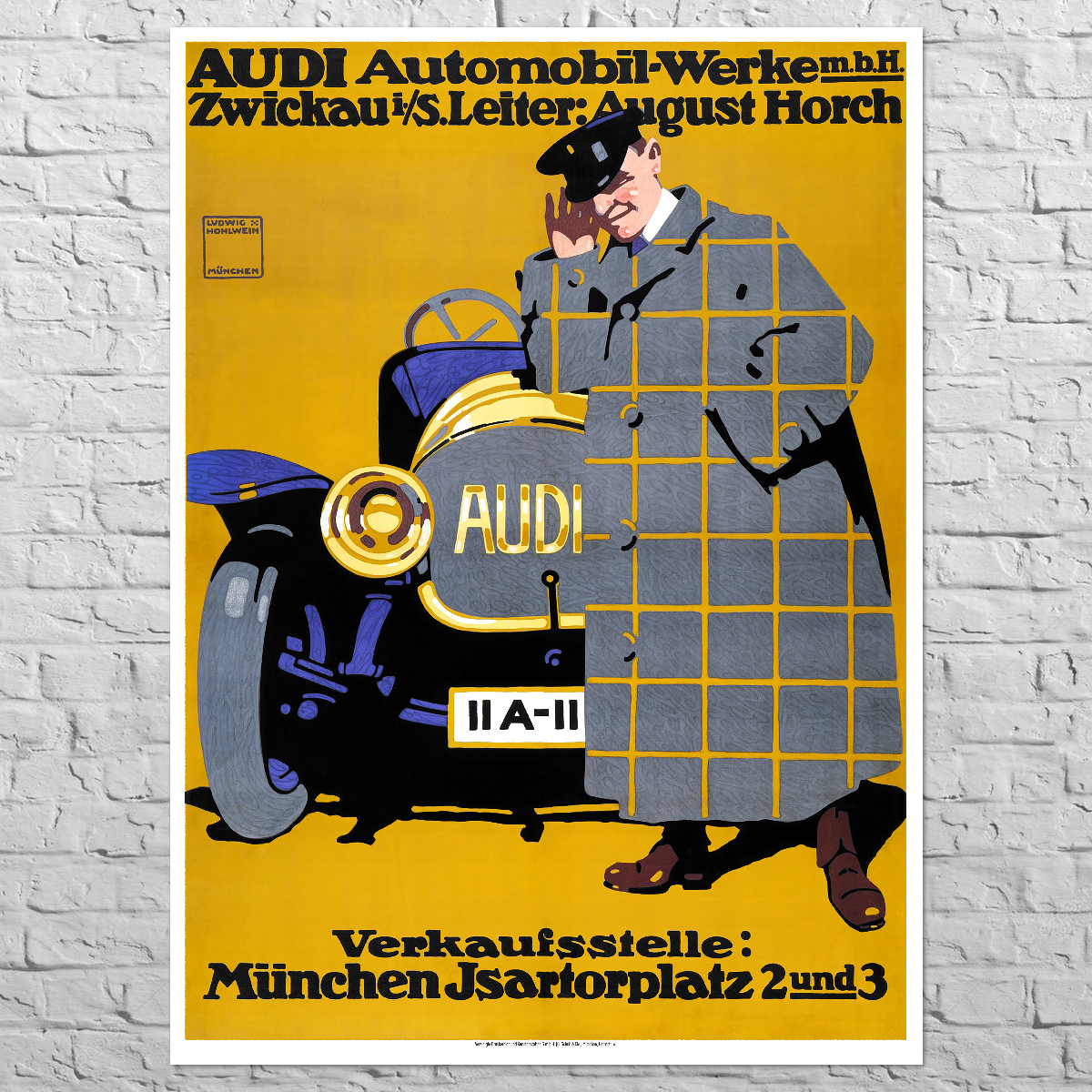 Плакат AUDI, 1912