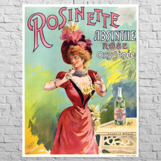 Плакат Absinthe Rosinette, 1900