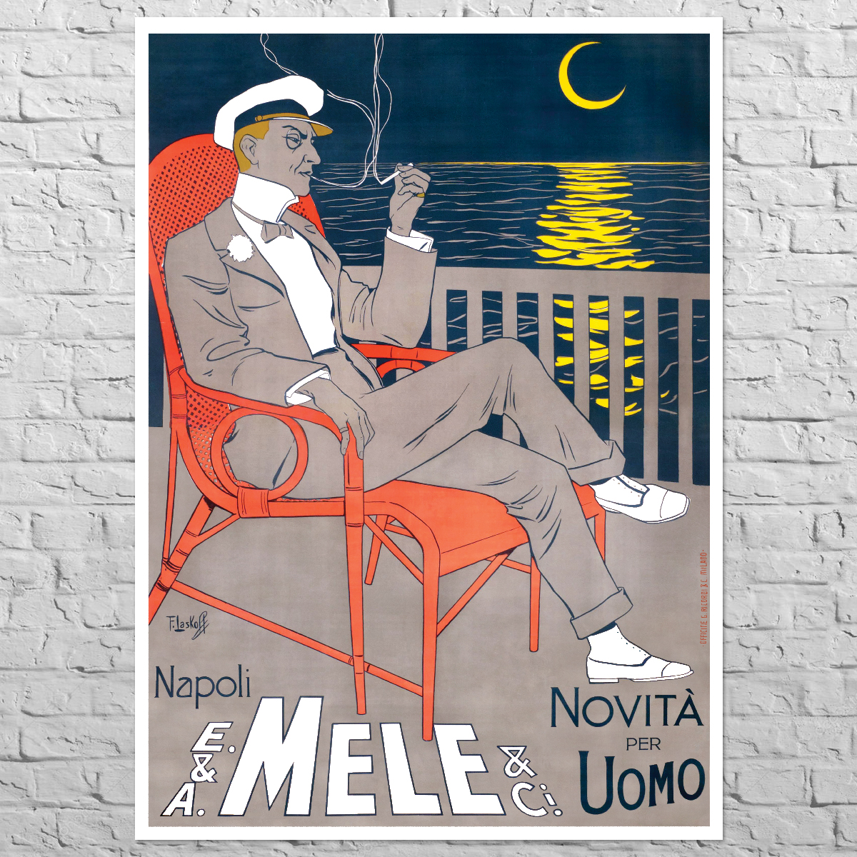 Плакат Mele, 1900