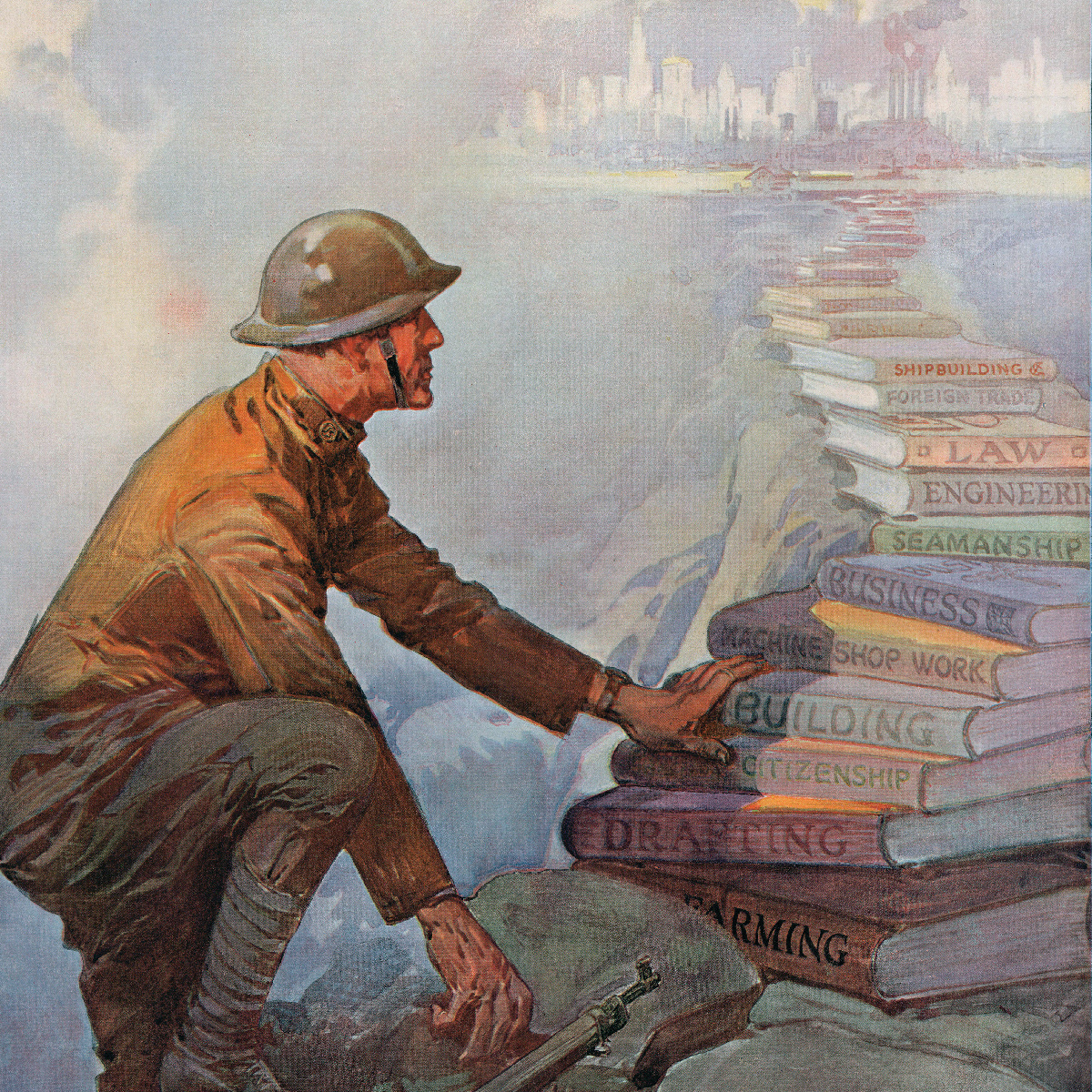 Плакат Knowledge Wins, 1918 - Зображення 3