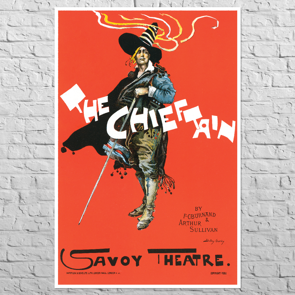 Плакат The Chieftain, 1894