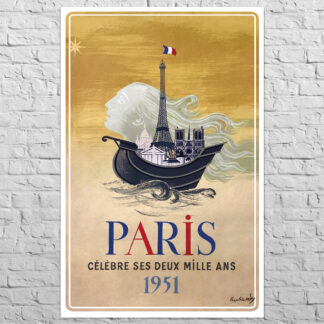 Плакат Paris 2000 Anniversary, 1951