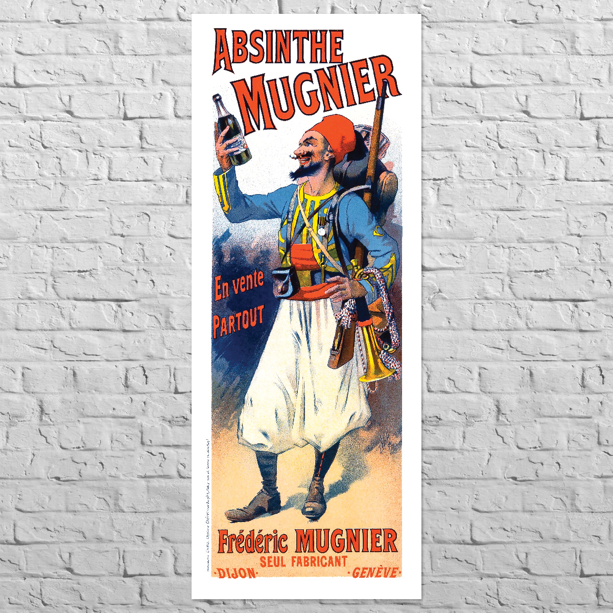 Плакат Absinthe Mugnier, 1895