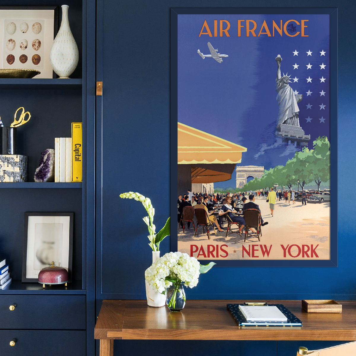 Плакат Air France Paris - New York, 1951 - Зображення 2