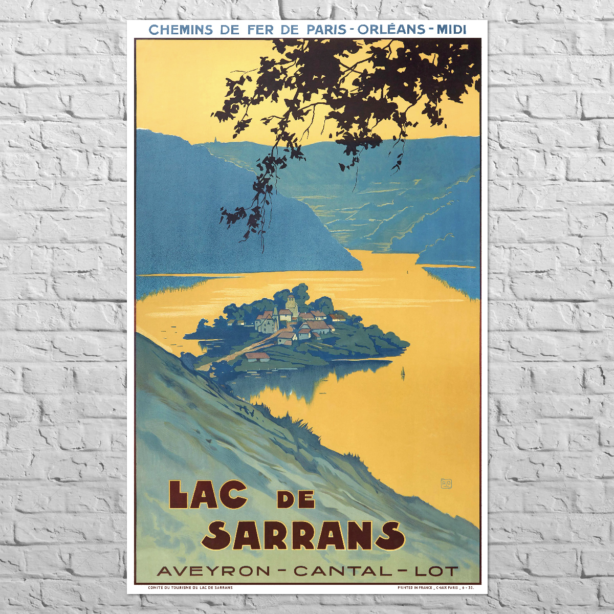 Poster Lac De Sarrans