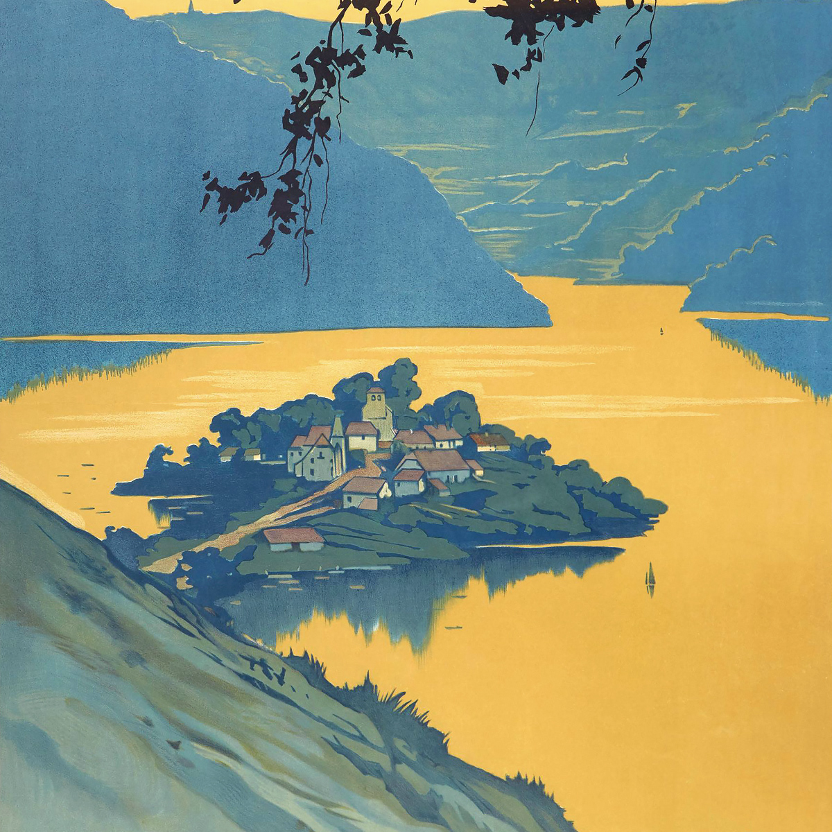 Плакат Сарранське Озеро, 1935 - Зображення 3