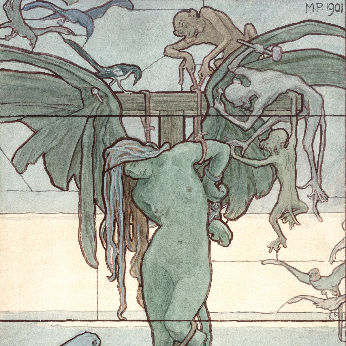Плакат Homo Homini Lupus, 1901 - Зображення 3