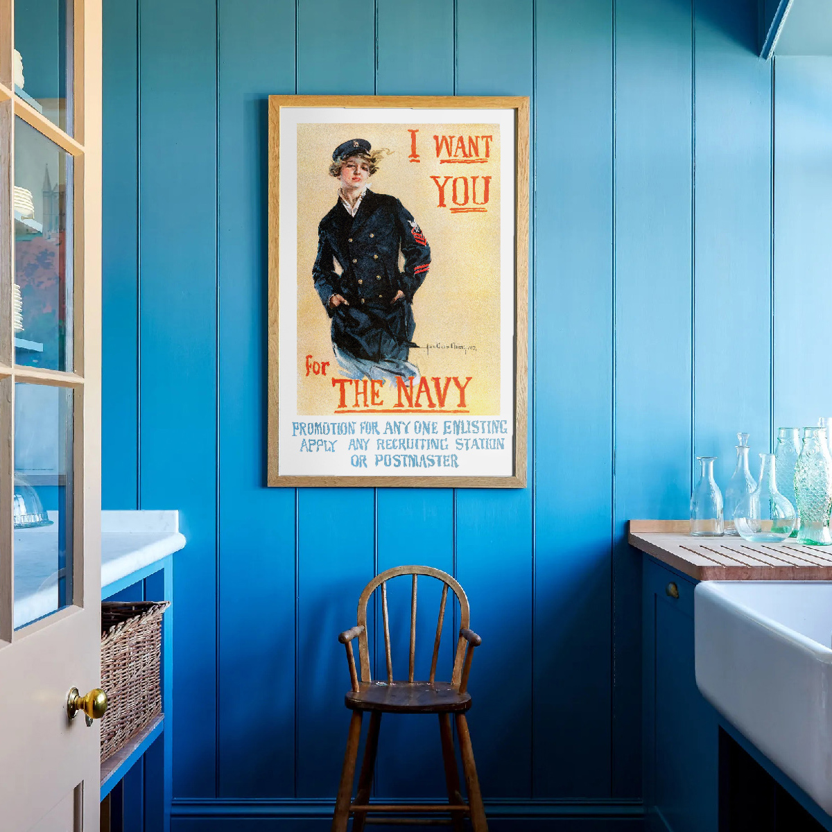 Плакат I Want You for the Navy, 1917 - Зображення 2