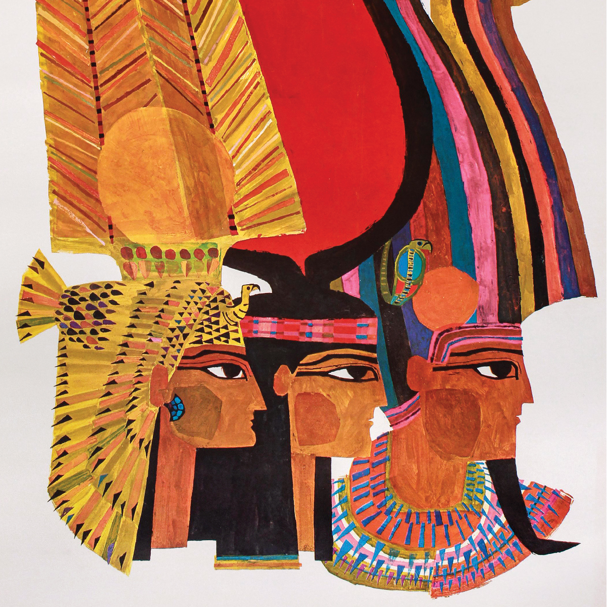 Плакат TWA Egypt «3 Pharaohs», 1960s - Зображення 3