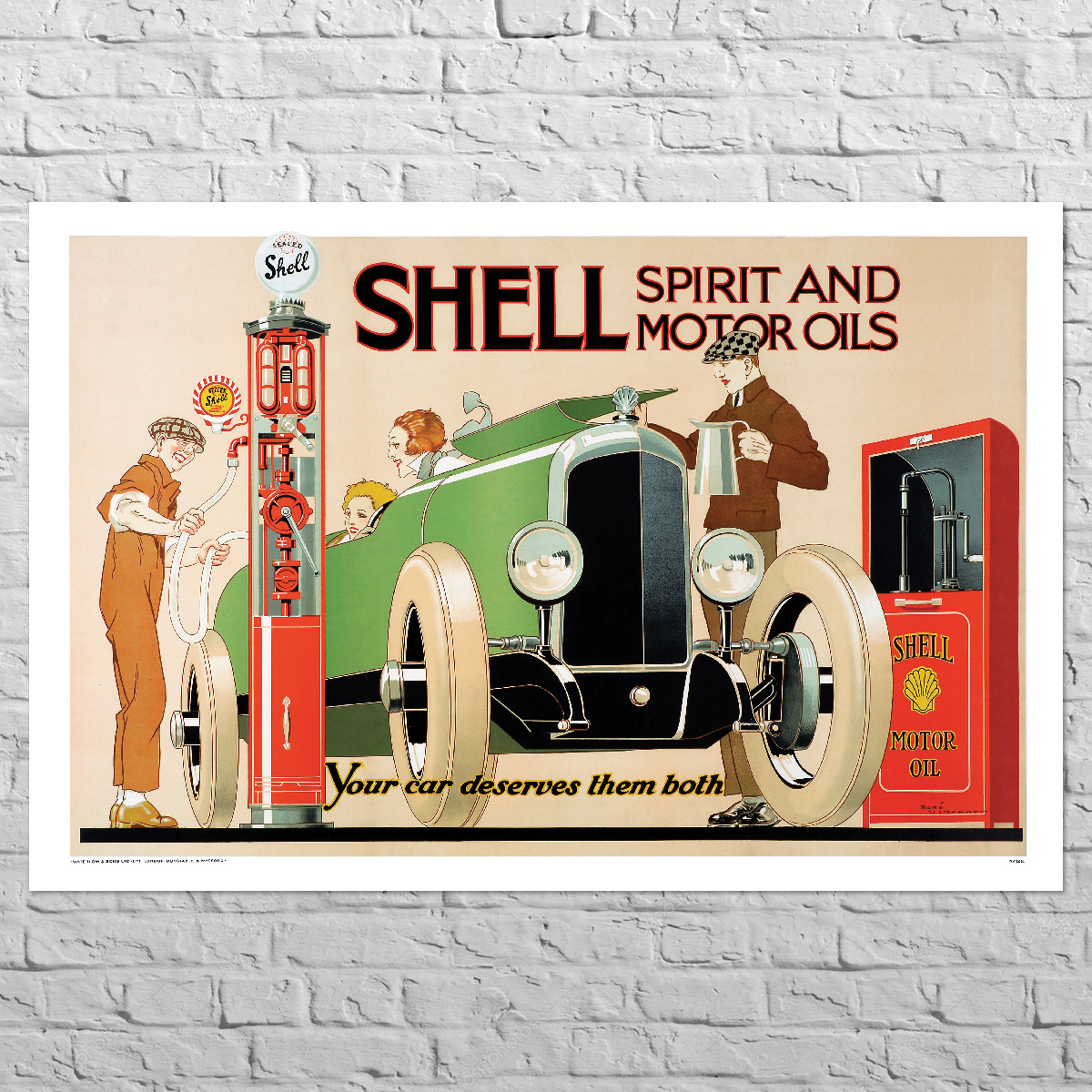 Реклама моторної оливи Shell