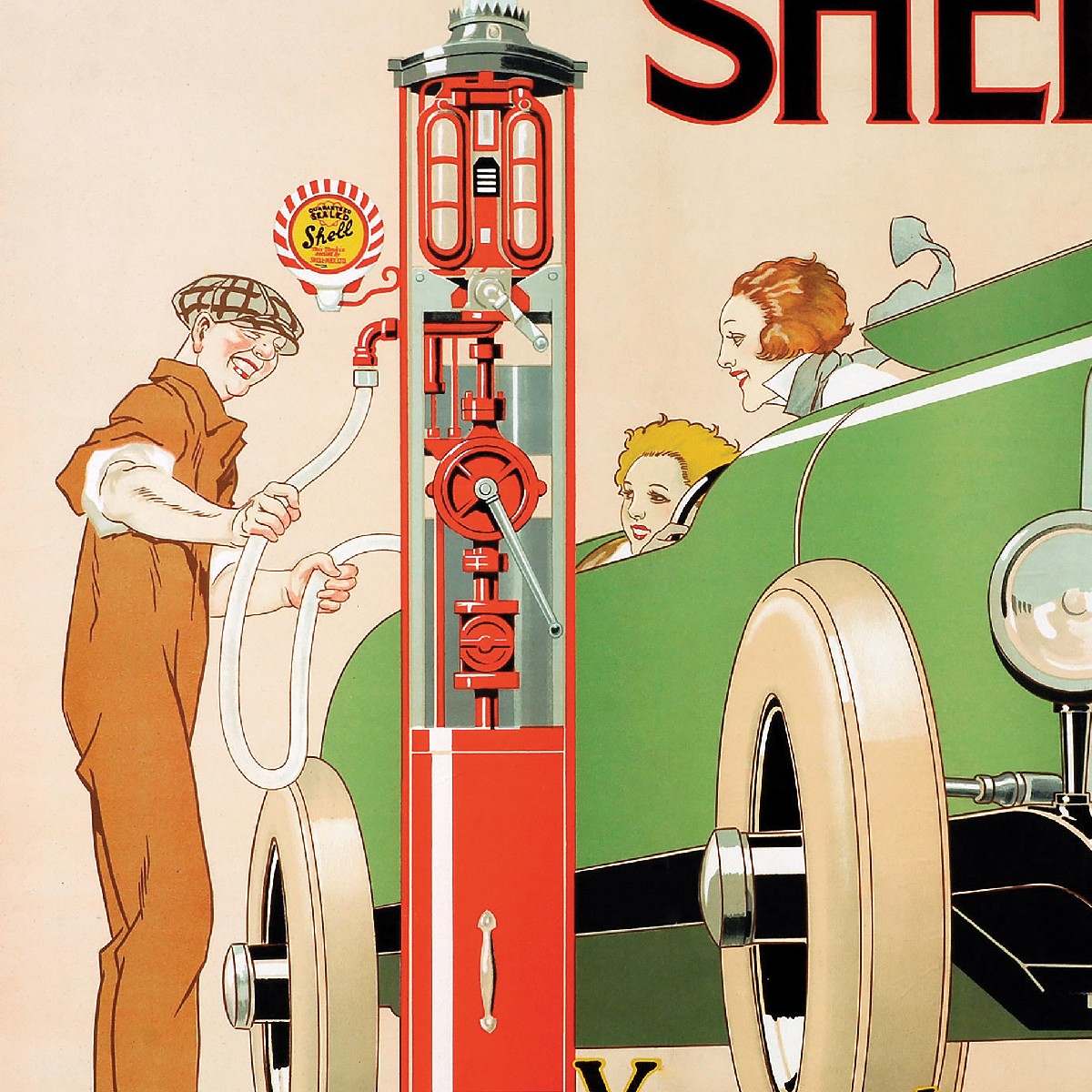 Poster Shell Spirit and Motor Oil, 1926 - Image 3