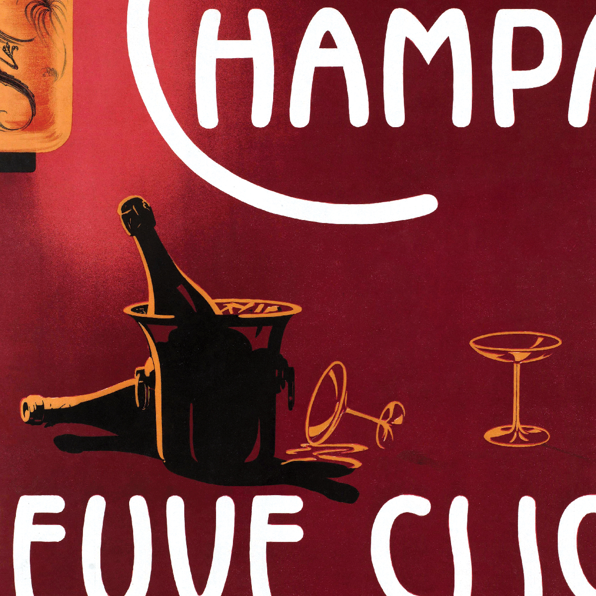 Poster Veuve Clicquot Champagne, 1910s - Image 3