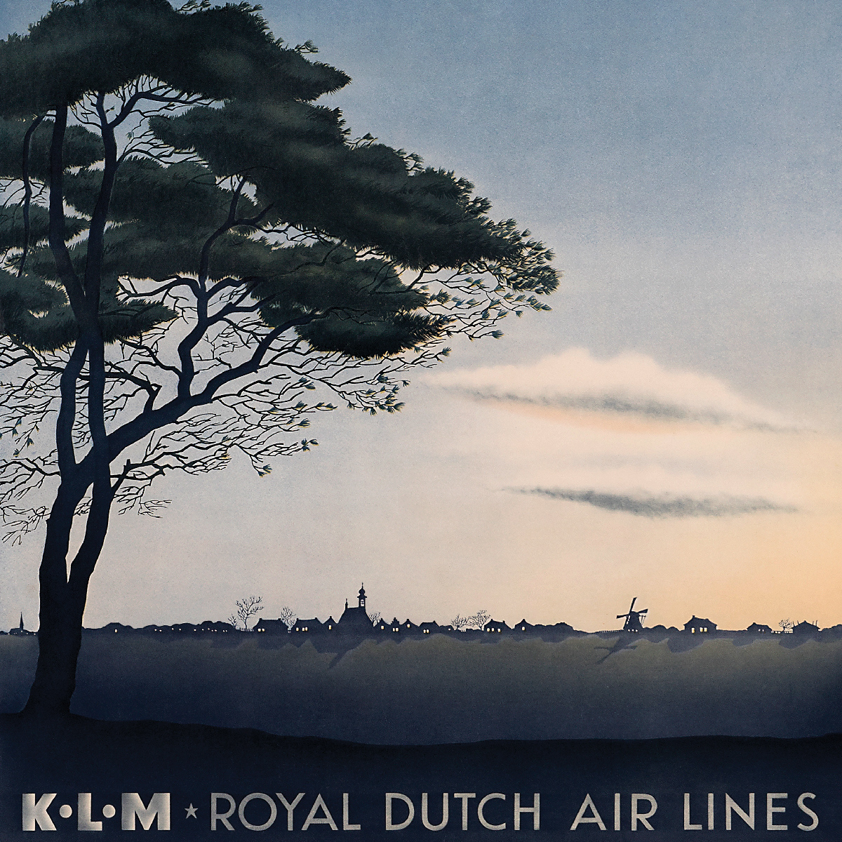 Плакат KLM Homeward, 1944 - Зображення 4