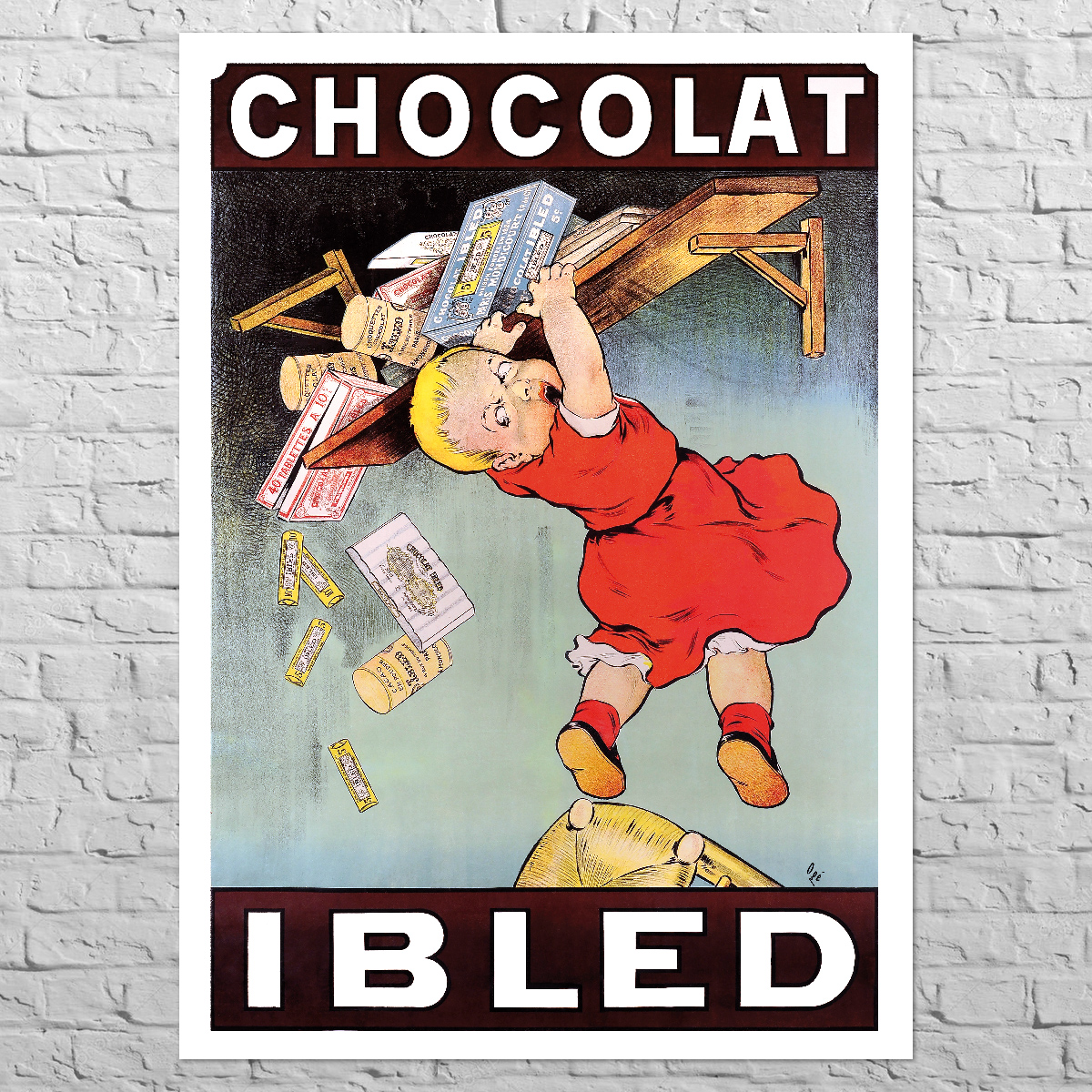 Плакат Шоколад IBLED