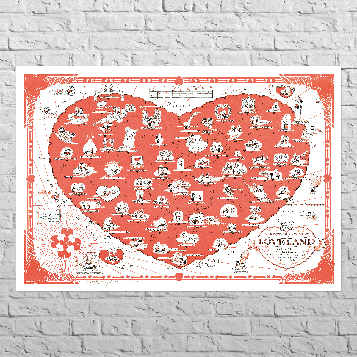 Pictorial map of Loveland