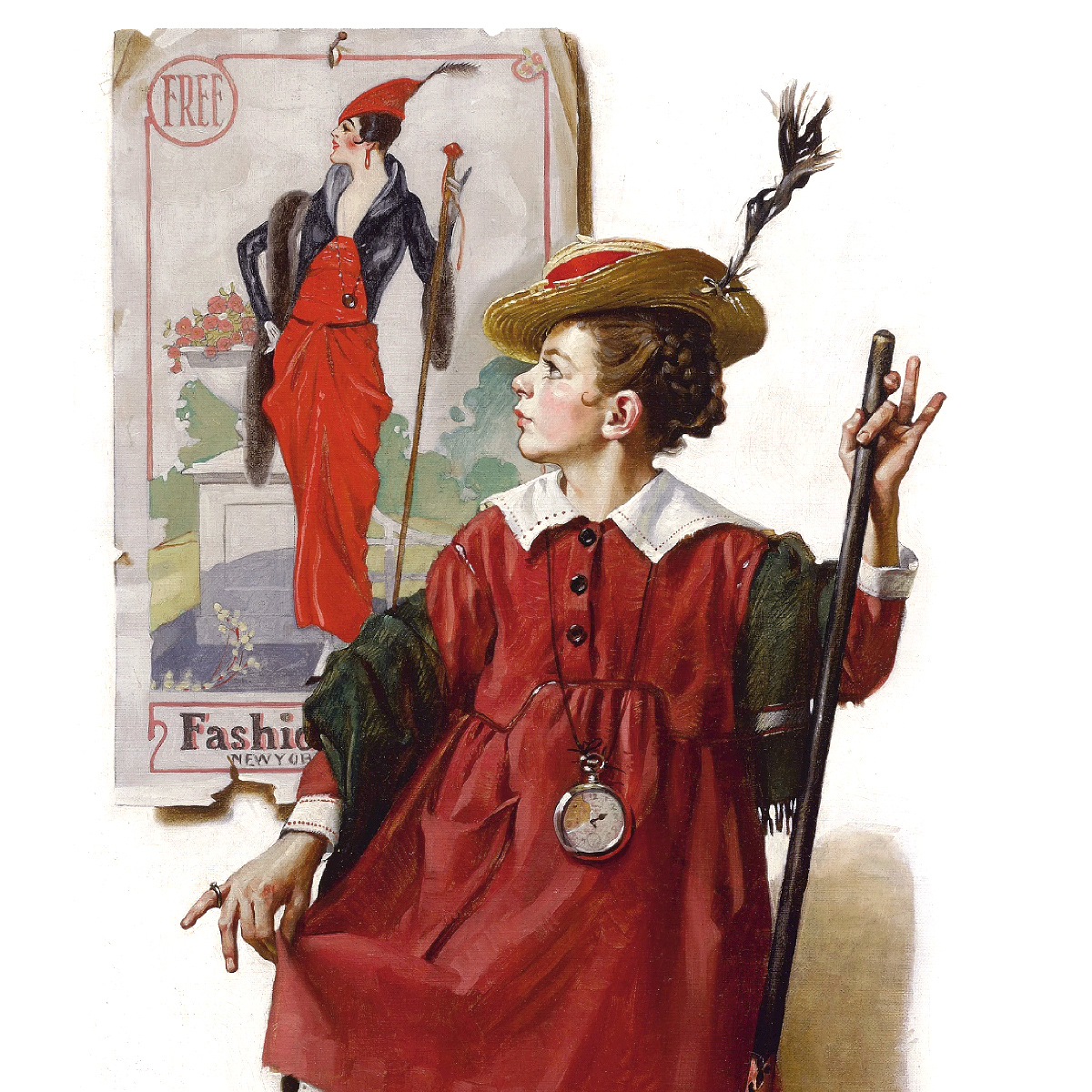 Poster The Little Model, 1919 - Image 3