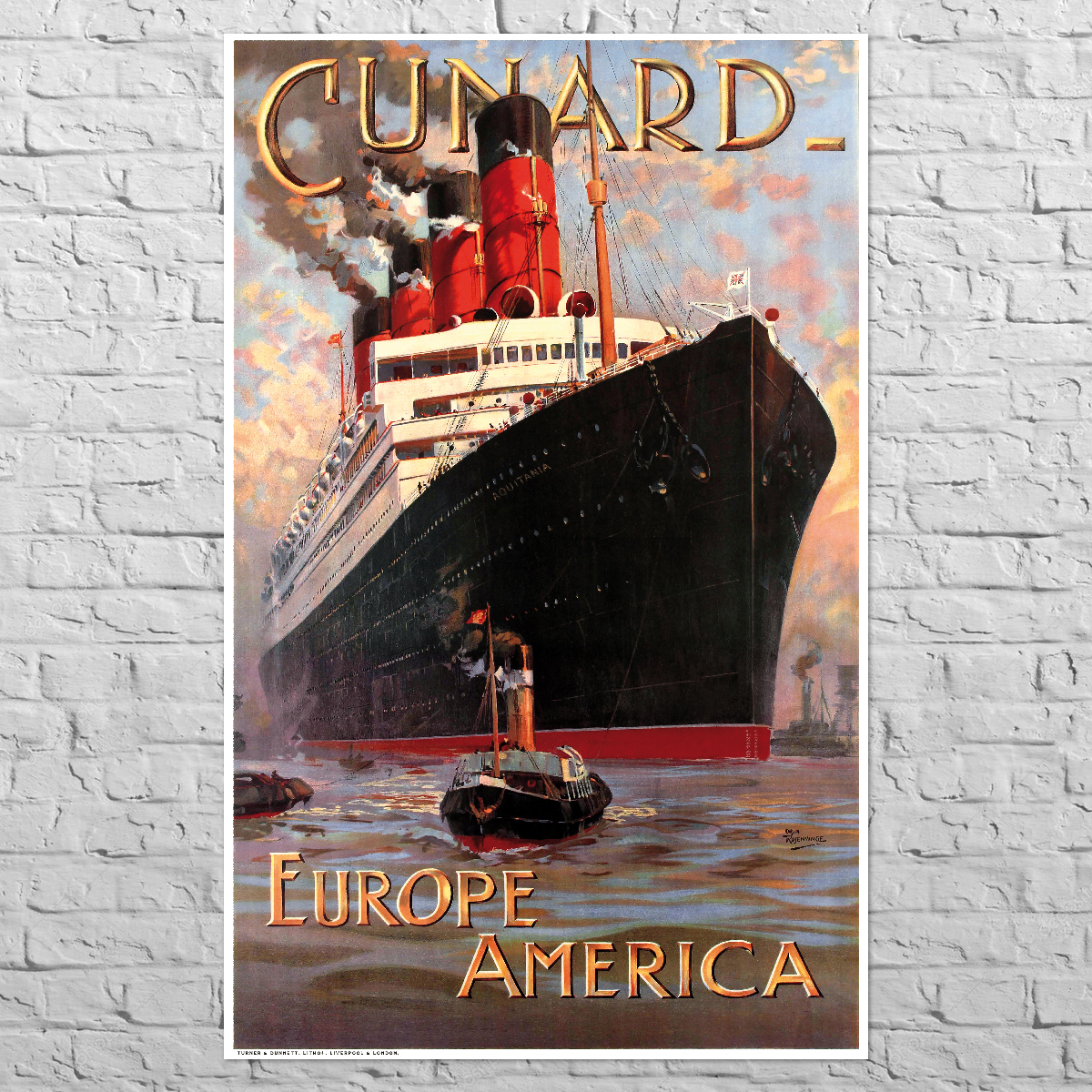 Poster Cunard
