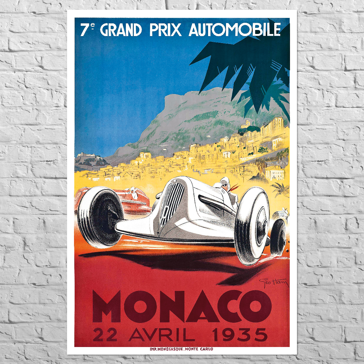 Poster Monaco 1935