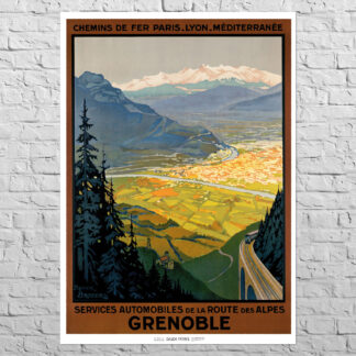 Poster Grenoble, 1922