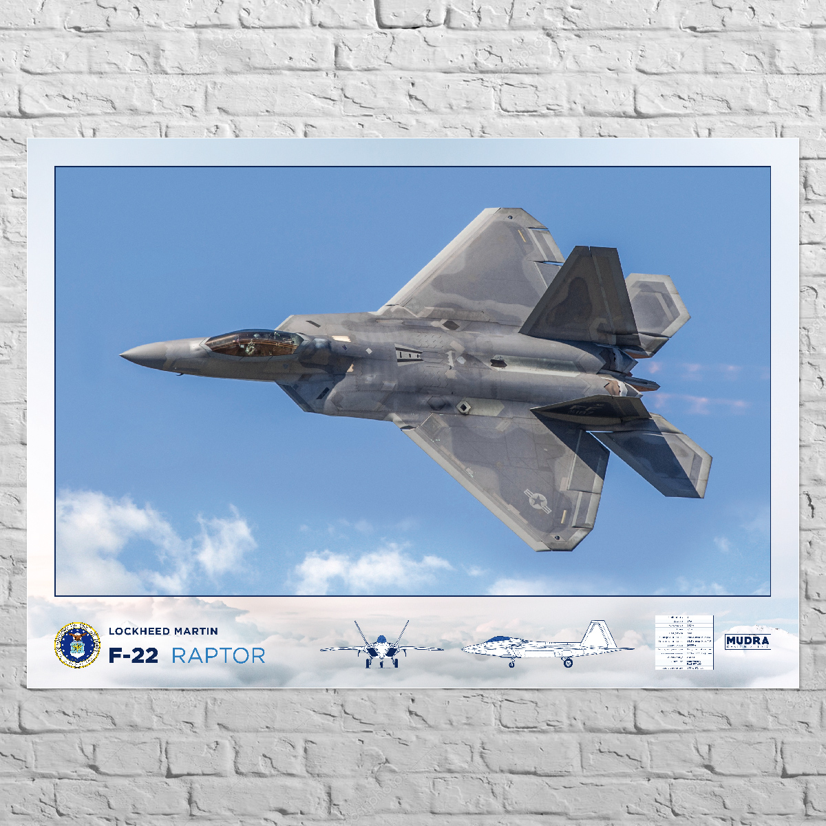 Poster F-22, Raptor