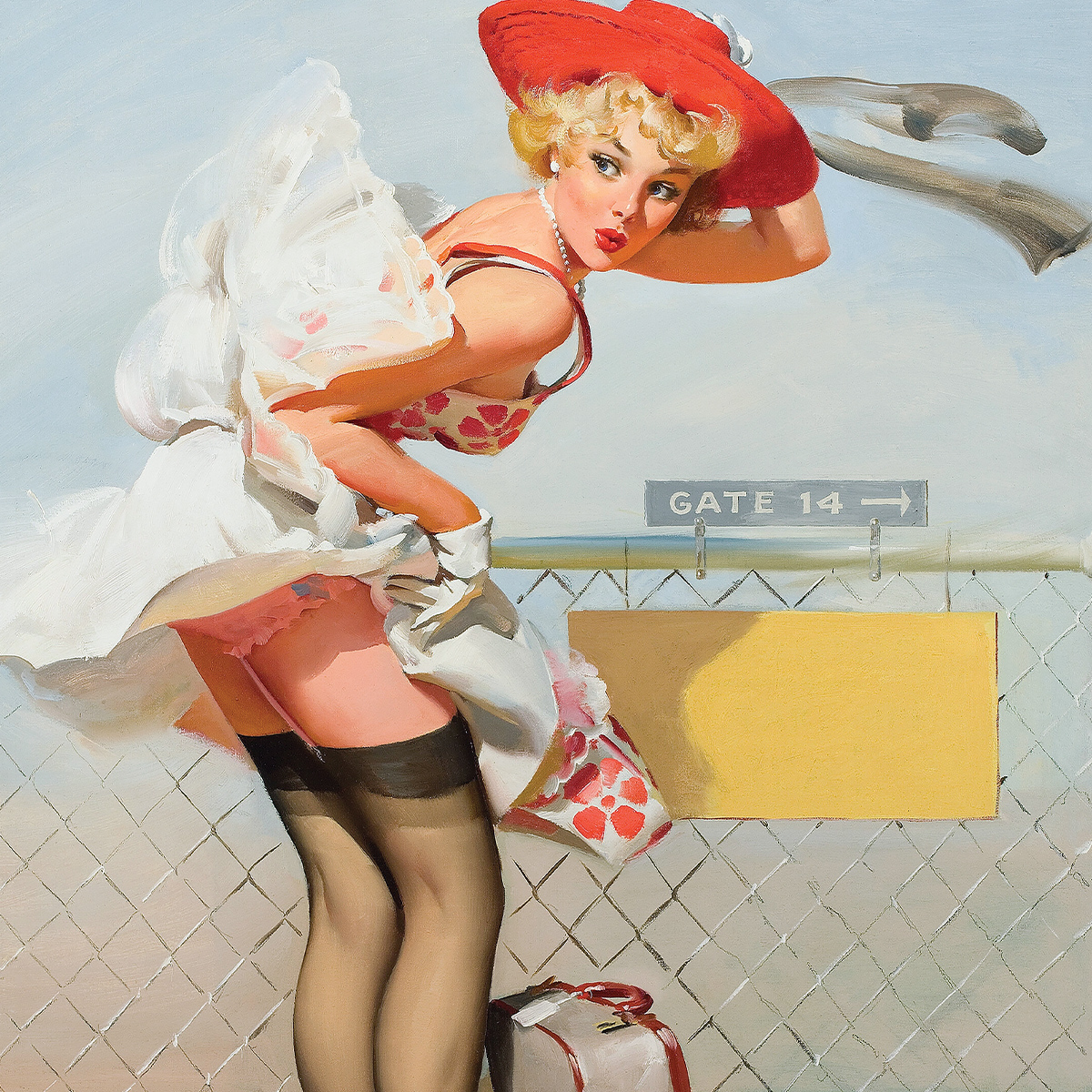 Poster Up In The Air, 1965 - Image 3